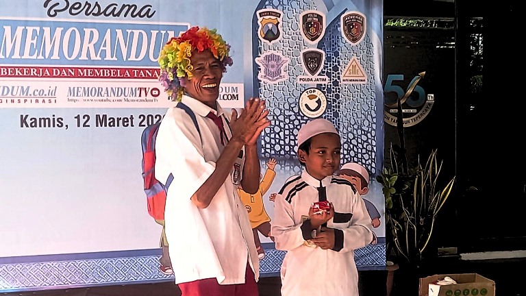 Hadirkan Cak Hunter Parabola, Bukber Memorandum Penuh Tawa Anak Yatim