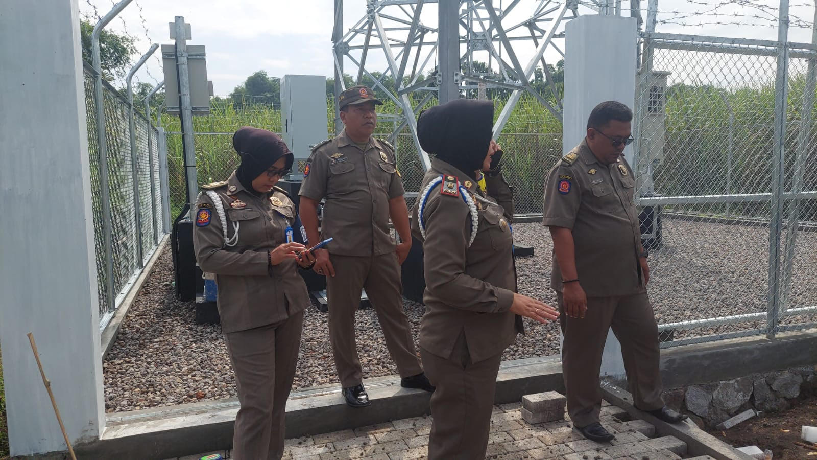 Proyek Tower BTS Bodong Nekat Jalan Terus Meski Disemprit Satpol PP