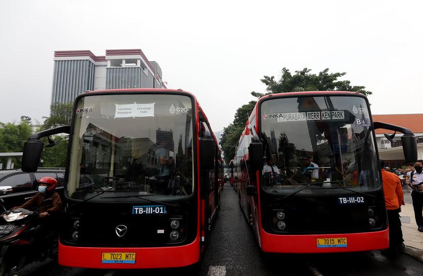 Bus Listrik Bekas KKT G20 Surabaya Mangkrak, Dishub Dorong Kemenhub Reaktivasi