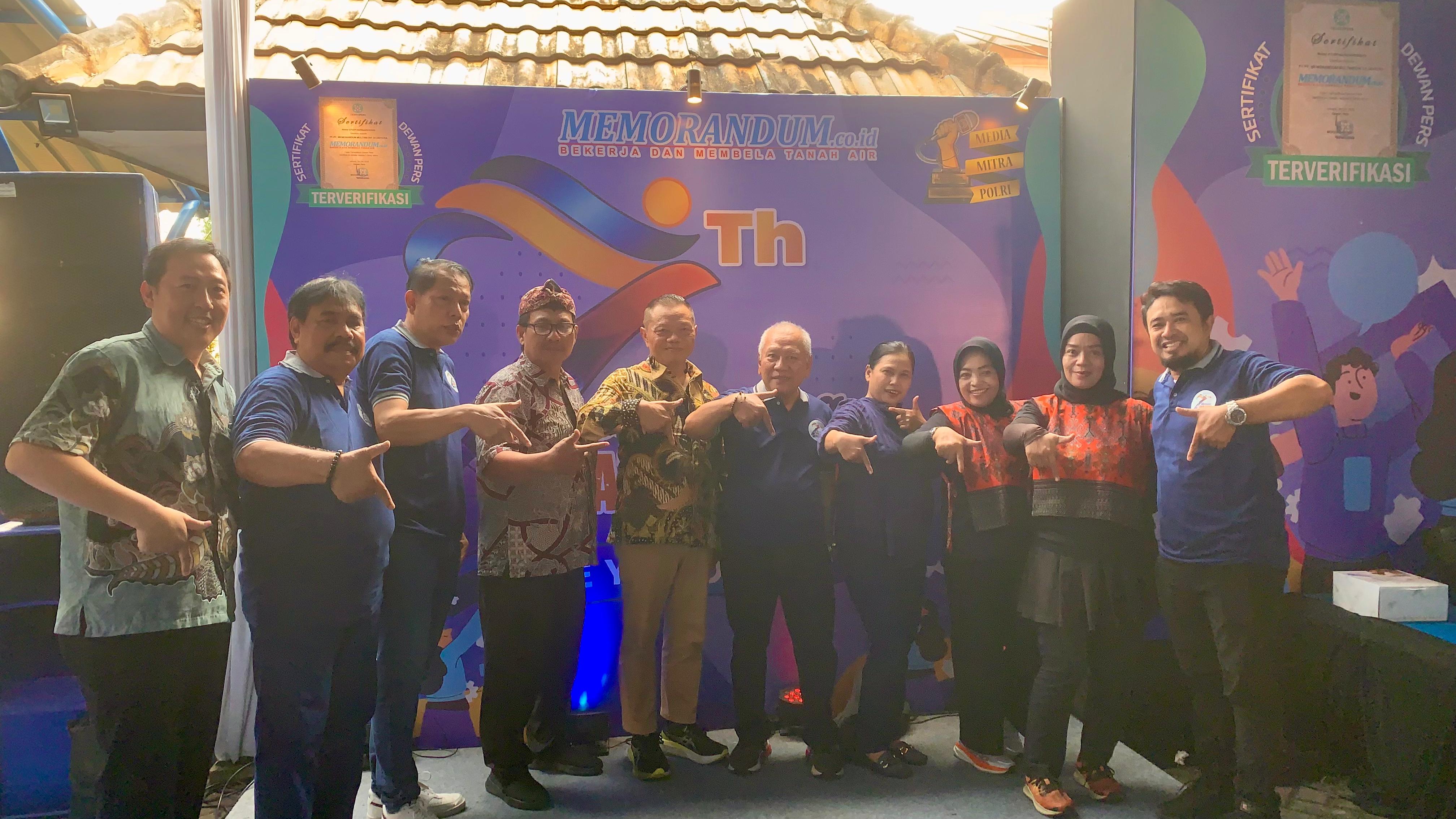 HUT Ke-7 memorandum.disway.id Dirut Memorandum Choirul Shodiq Doakan Perjalanan Masa Depan Gemilang