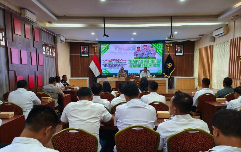 Polres Jember Gelar Operasi Tumpas Narkoba Semeru 2025