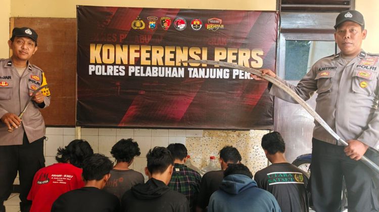 Demi Konten Viral, Gangster All Star Serang Markas SSTB di Kalilom Lor, Sembilan Remaja Diringkus Polisi