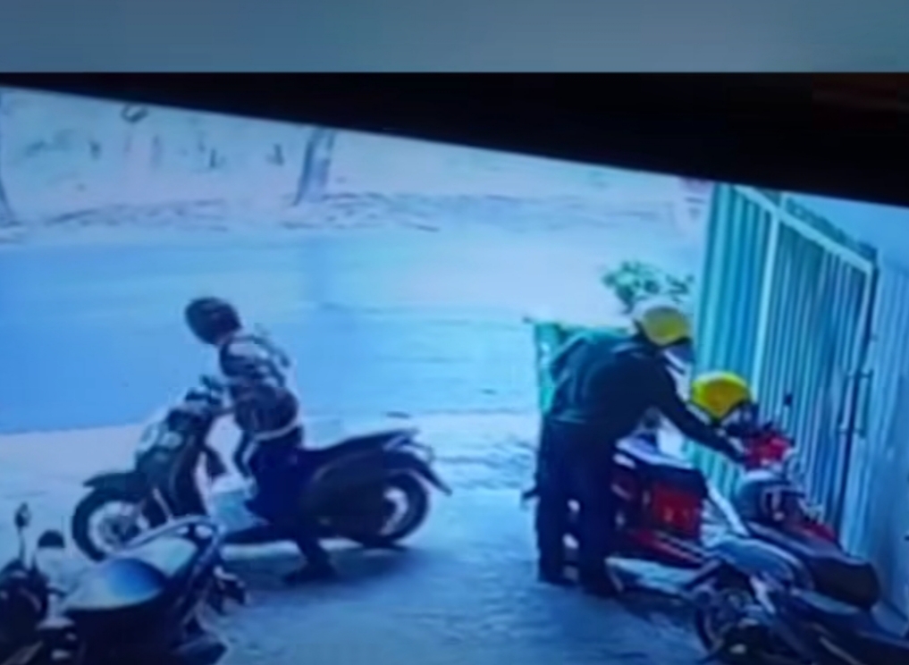 Terlatih, Dua Bandit Hanya Butuh 5 Detik Curi Motor di Wiyung