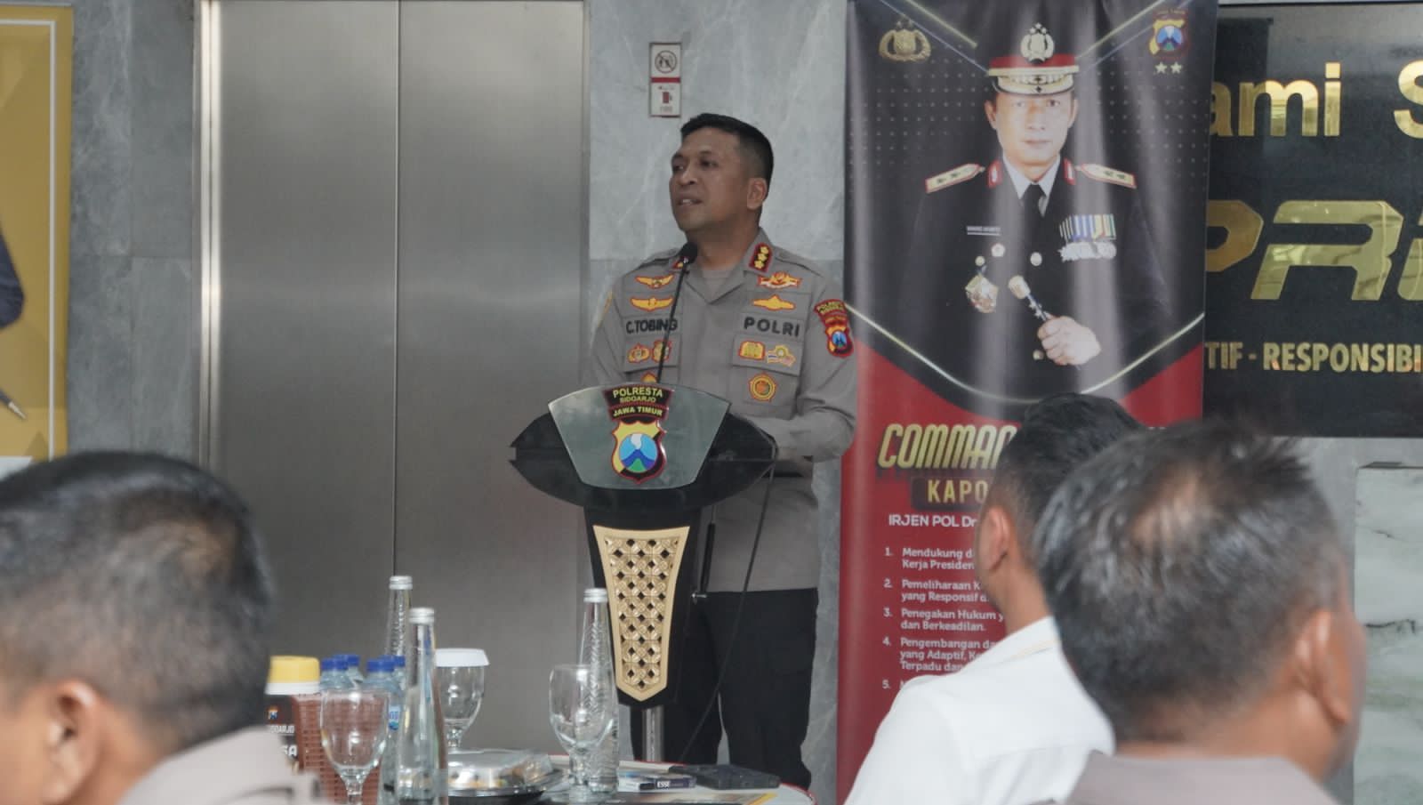 Kapolresta Sidoarjo Optimalkan Peran Kapolsek dan Bhabinkamtibmas Dorong Ketahanan Pangan Mandiri
