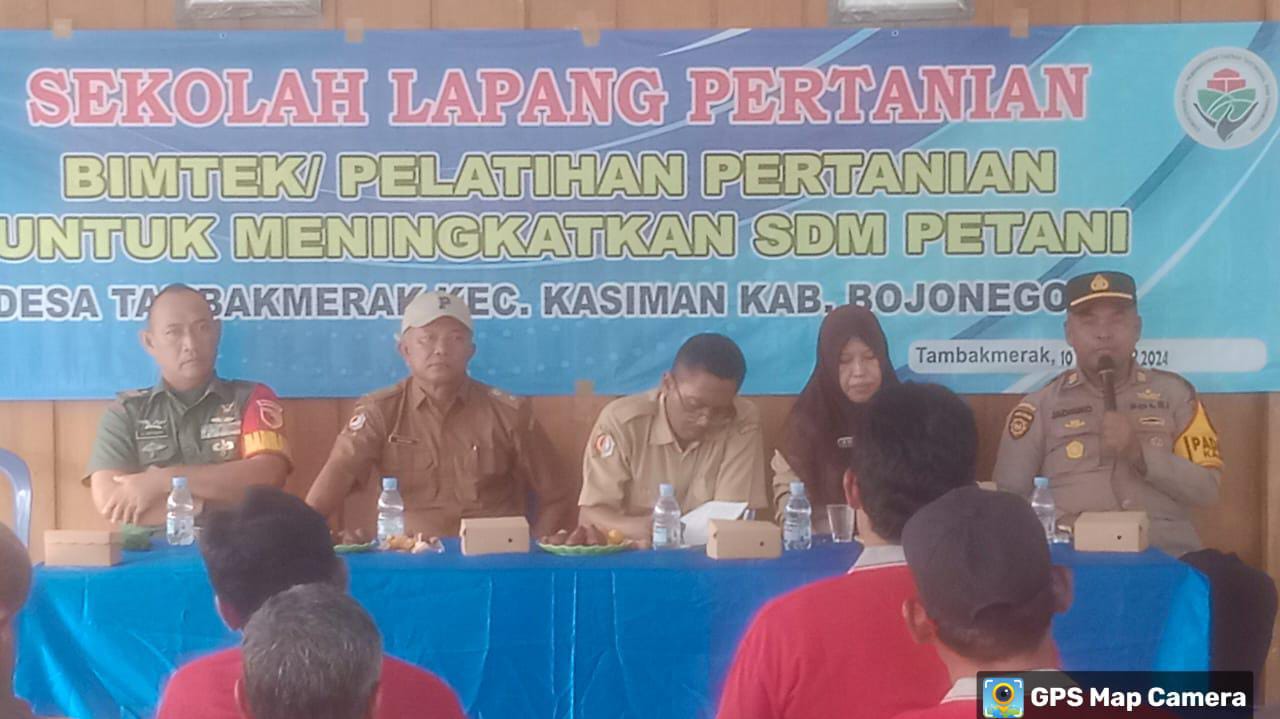 Dukung Ketahanan Pangan, Polsek Kasiman Ikut Program Sekolah Lapangan