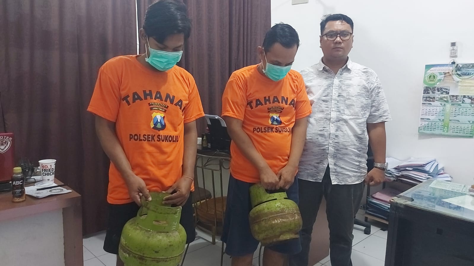 Dua Alap-alap Tabung Elpiji 3 Kg Dibekuk Polsek Sukolilo