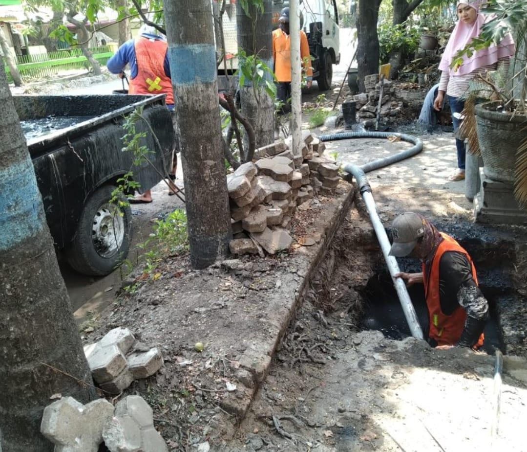 Puncak Musim Hujan, Dinas PRKPCK Lakukan Strategi Pencegahan Banjir di Wilayah Kota Lamongan