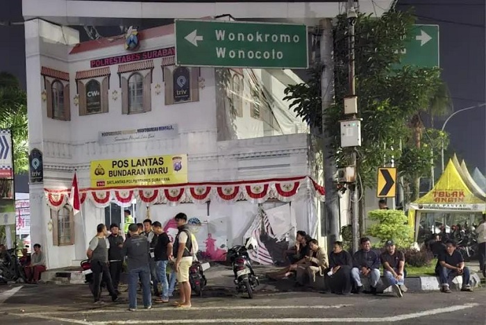Terungkap Motif Yudha Teror Dua Pos Lantas di Surabaya dengan Bom Molotov