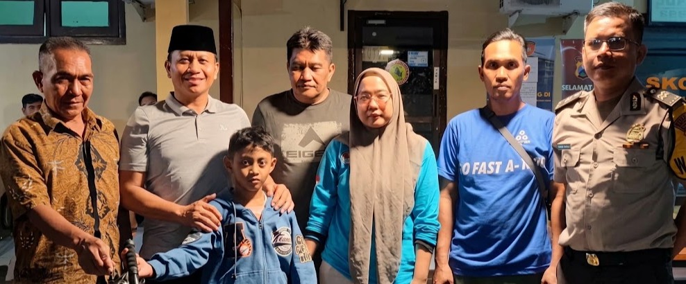 Dilaporkan Hilang, Polsek Balongbendo Temukan Bocah Pungging Mojokerto
