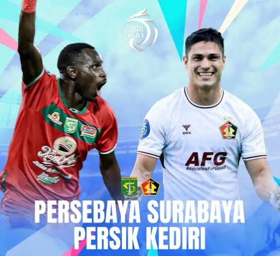 Hasil Babak Pertama, Persebaya Surabaya Berhasil Unggul 3-1 Atas Persik Kediri