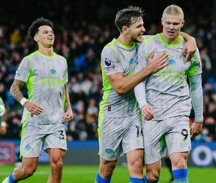 Manchester City Gasak Crystal Palace 3-0, Tekanan ke Arsenal Makin Kuat