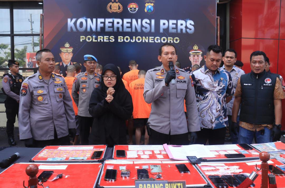 Operasi Pekat II, Satreskrim Polres Bojonegoro Ungkap Aksi Premanisme di Lima Titik