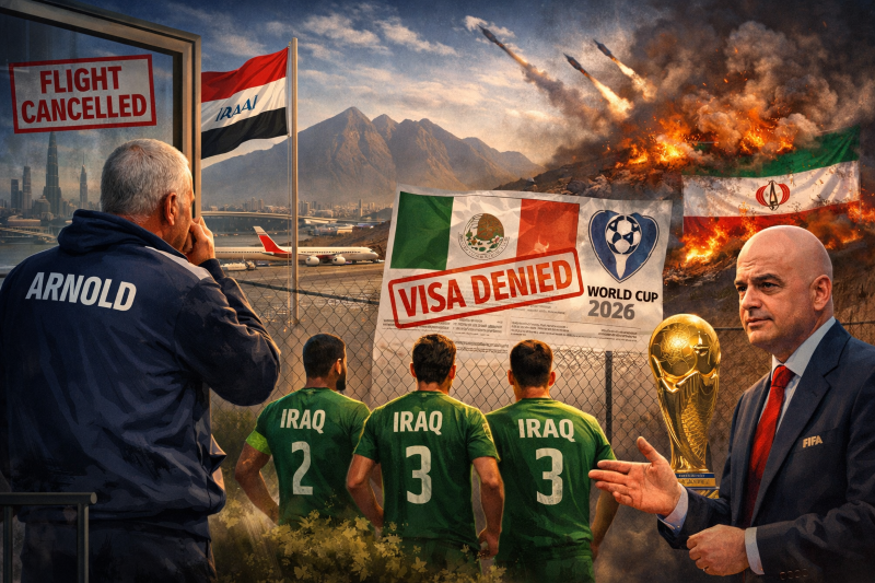 Perang Iran Ganggu Misi Irak ke Piala Dunia, Arnold Terjebak dan Visa Tersendat