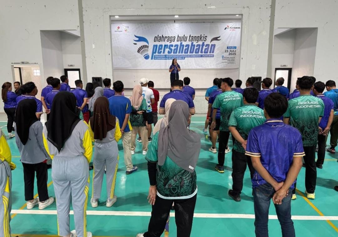 Bangun Harmoni Industri dan Masyarakat, PEPC Zona 12 Gelar Pertandingan Bulu Tangkis Persahabatan