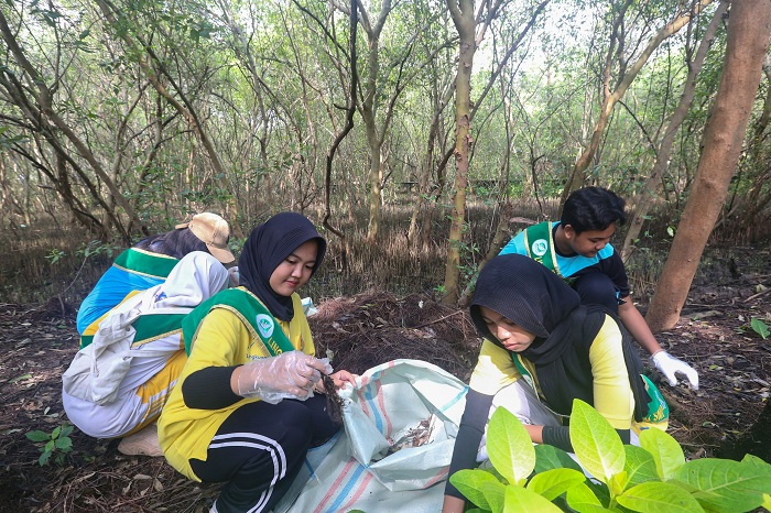 Cegah Pencemaran Plastik, Surabaya Gelar Aksi Bersih Mangrove Peringati HPSN 2025