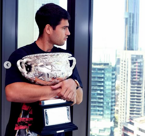 Juara Australian Open Carlos Alcaraz Berencana Bikin Tato Kanguru