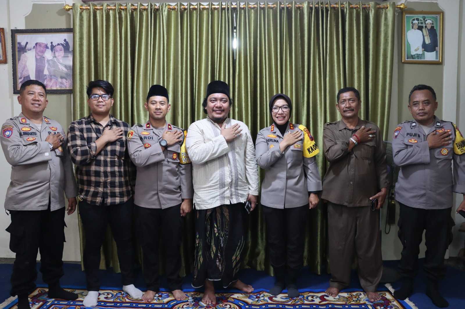 Kapolres Pelabuhan Tanjung Perak Silaturahmi ke Yayasan KH Hasbullah Habib Umar Sumbawa