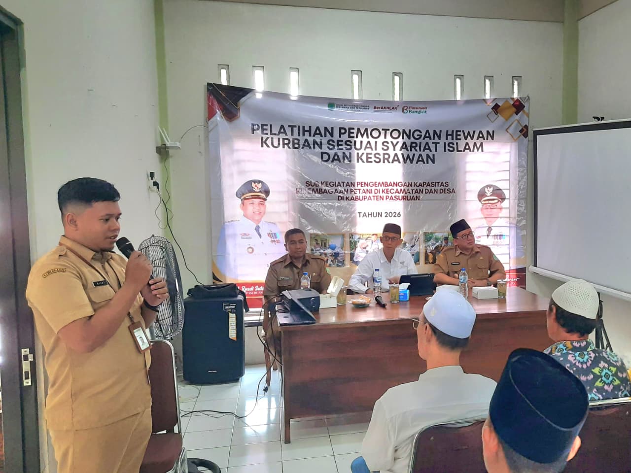 DKP3 Pasuruan Gelar Bimtek dan Siagakan 100 Pengawas, Pastikan Daging Kurban Aman dan Halal