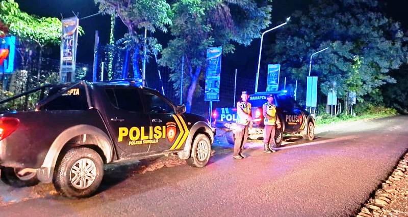 Cegah Tindak Kriminalitas, Polsek Kwanyar Rutin Giat Patroli Malam