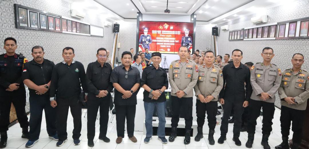  Polres Bojonegoro Gelar Rakor Pengamanan Jelang Pengesahan Warga Baru PSHT   