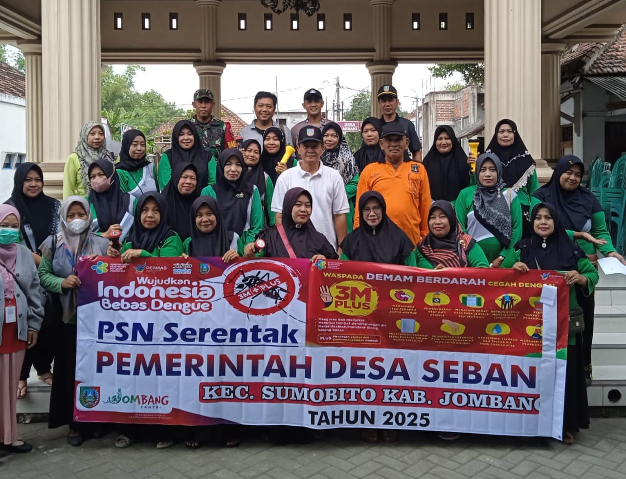 Cegah DBD, Polisi Bersama Instansi Terkait Lakukan Pemberantasan Sarang Nyamuk