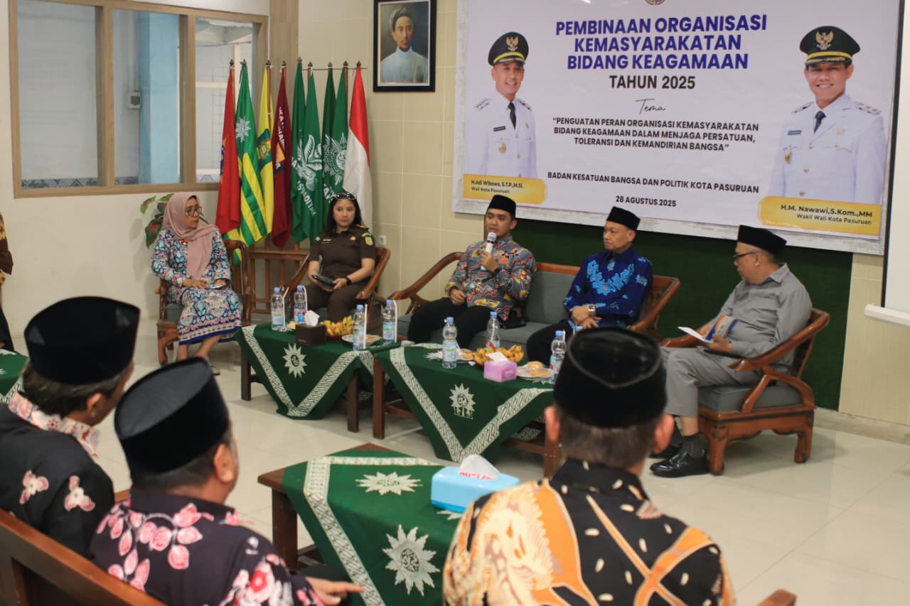 Pemkot Pasuruan Gelar Pembinaan Ormas Bidang Keagamaan
