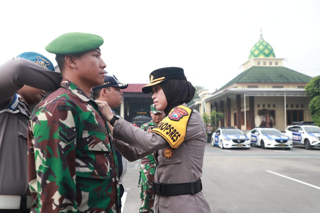 Gelar Pasukan Ops Keselamatan Semeru 2024, Polres Kediri Gandeng  Pelajar dan Ojol