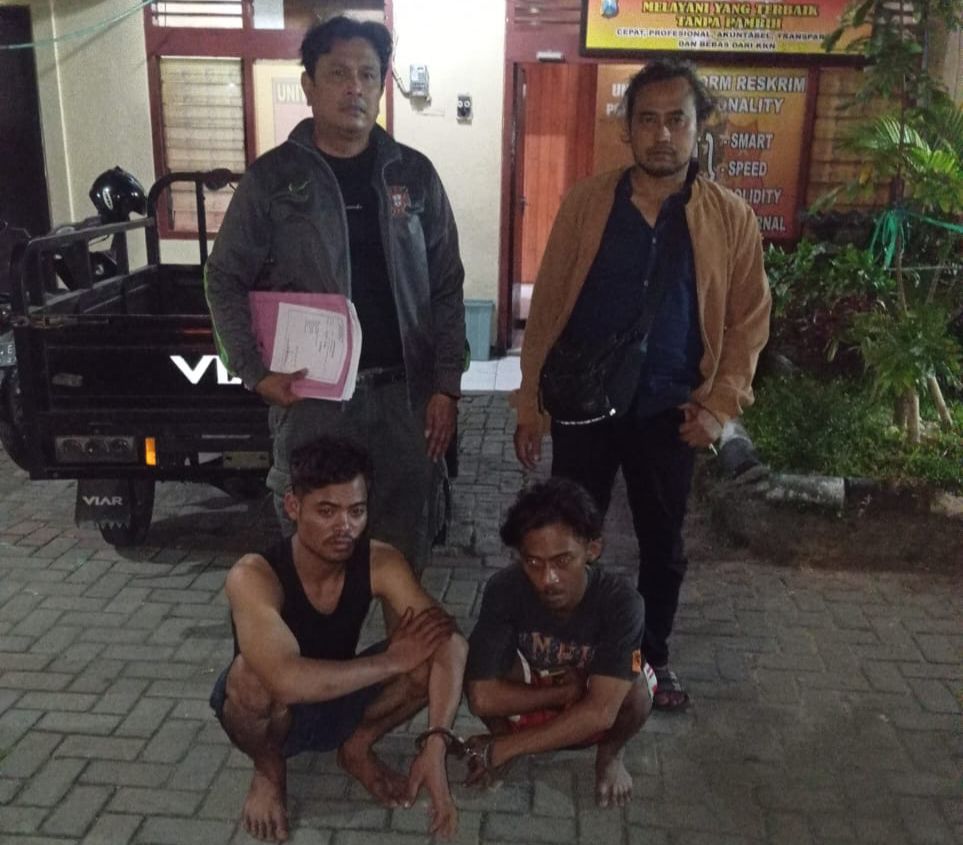 Curi Motor Usaha Mantan Bos di Kebomas Gresik, Dua Pria Lamongan Ditangkap Polisi