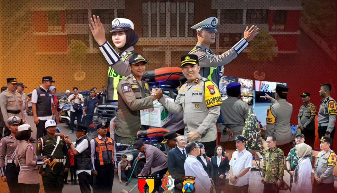 Nataru di Bojonegoro Aman dan Kondusif, Kapolres Sampaikan Terimakasih kepada Semua Pihak
