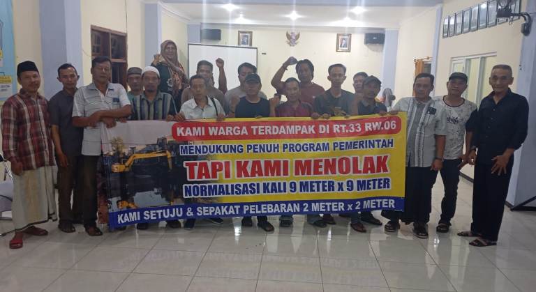 Normalisasi Sungai di Tambak Asri Surabaya Picu Gejolak, Ratusan Warga Tolak Penggusuran