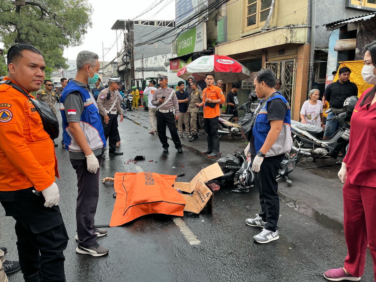 Hindari Pengendara Lawan Arus, Seorang Pelajar Tewas Terlindas Truk