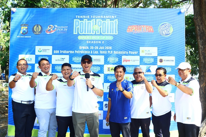 Turnamen Tenis Kapolres Cup Season 2 Semarakkan Hari Bhayangkara ke-80