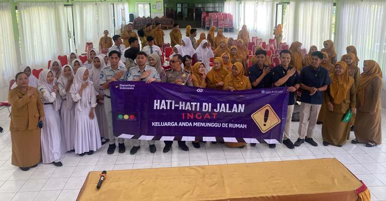 Satlantas Gresik Edukasi Keselamatan Pelajar