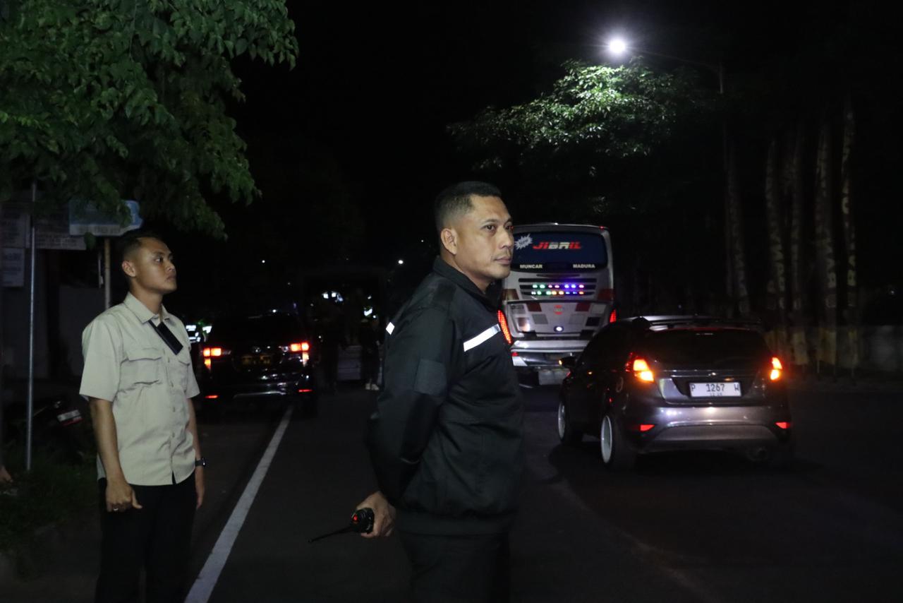 Polresta Banyuwangi Gelar Patroli Gabungan Skala Besar Jaga Kamtibmas