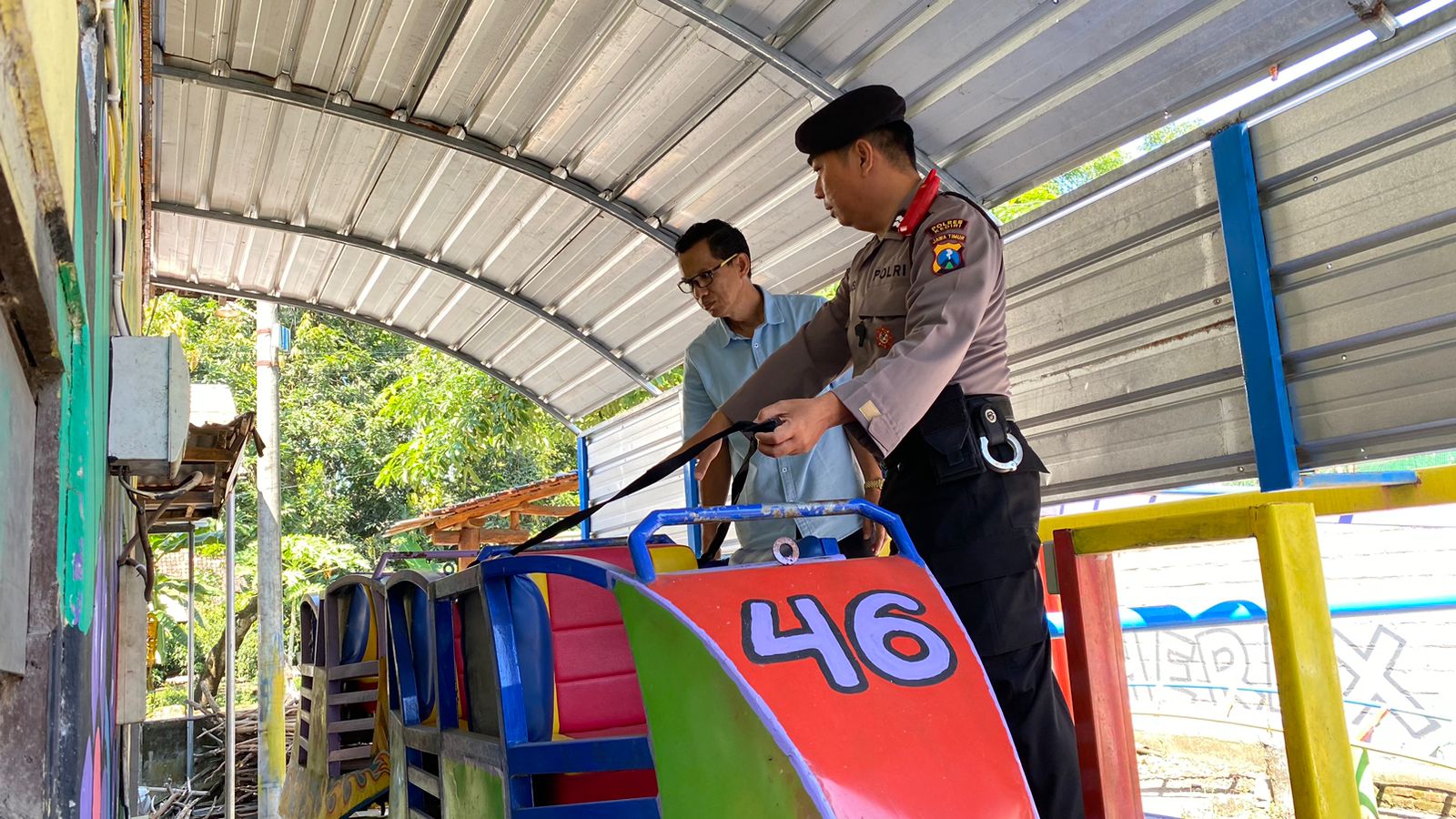 Libur Panjang, Polres Kediri Optimalkan Patroli Tempat Wisata 