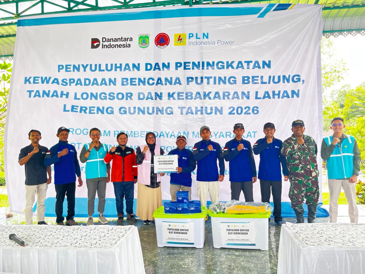 Perkuat Ketangguhan Desa, UBP Grati Bersama BPBD Gelar Simulasi Penanganan Bencana