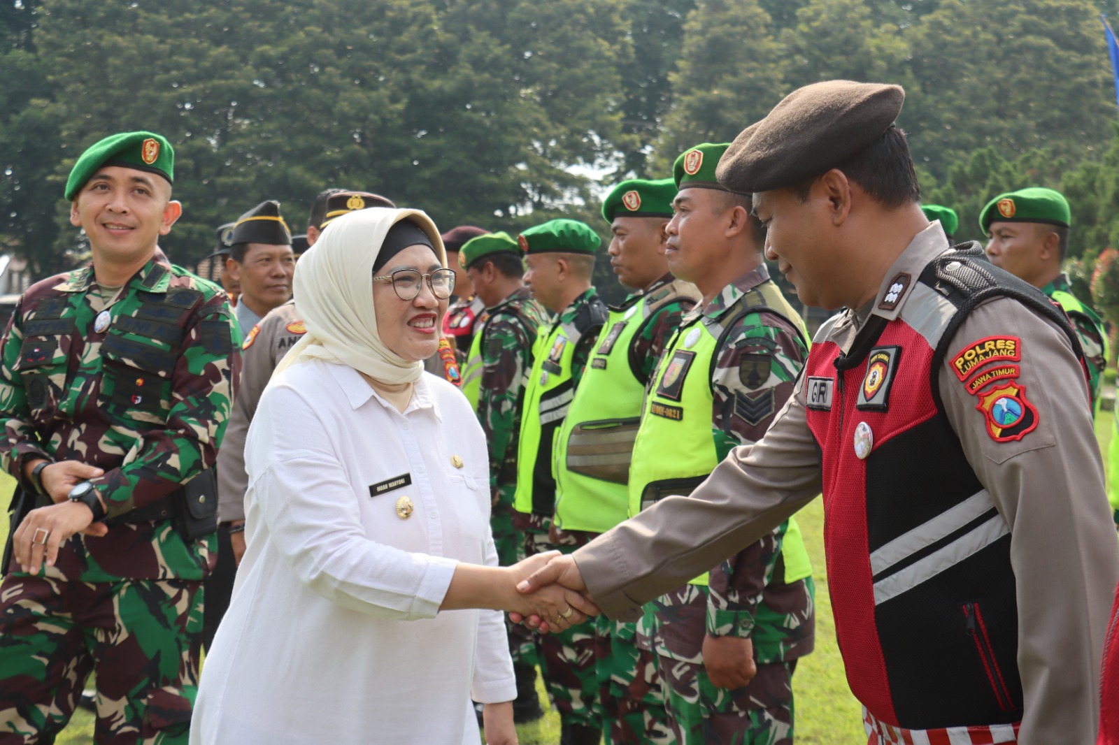 Polres Lumajang Siap Dukung Mitigasi Bencana, Gelar Apel Bersama