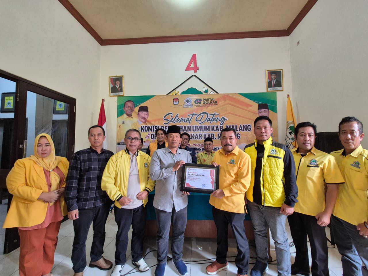 KPU Kabupaten Malang Silaturahmi dengan Parpol Peserta Pemilu