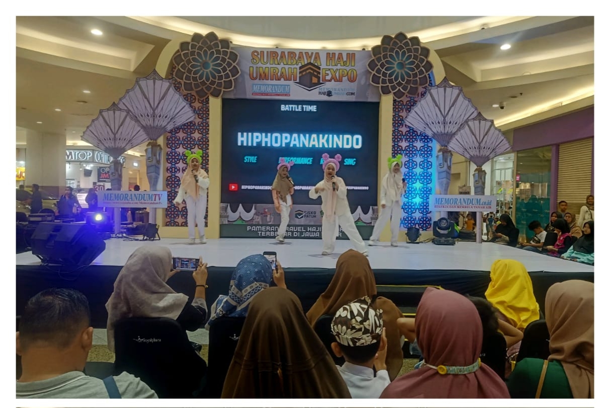 Sekolah Kreatif SD Muhammadiyah 20 dan 16 Meriahkan Surabaya Haji Umrah Expo 2024