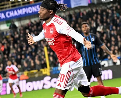 Madueke on Fire! Arsenal Gaspol 3-0 di Bruges dan Nyaris Kunci Tiket Knockout