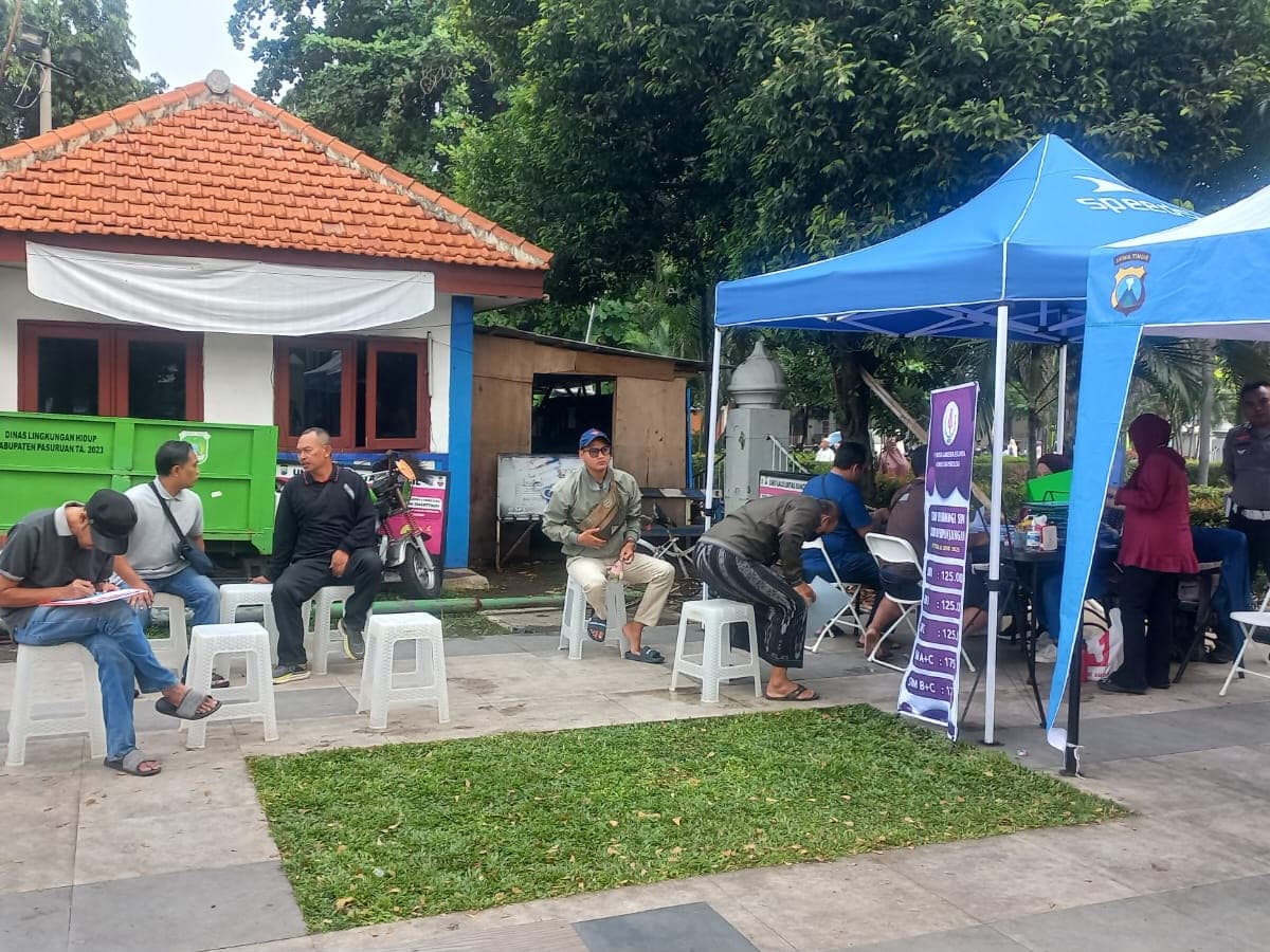 Polres Pasuruan Gelar Pelayanan Publik Terpadu di Hari Bhayangkara Ke-79