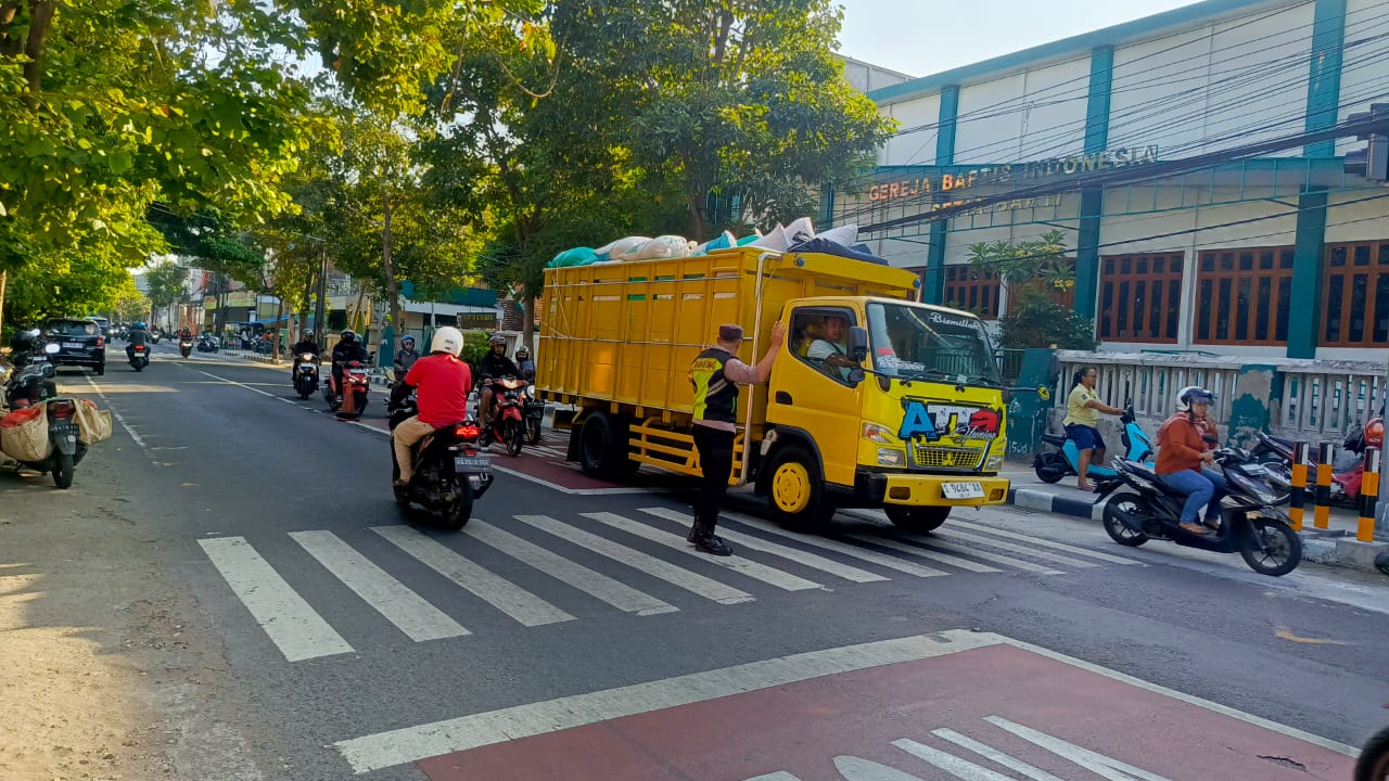 Polres Kediri Kota Gelar Sapa Pagi Demi Kelancaran Aktivitas Warga