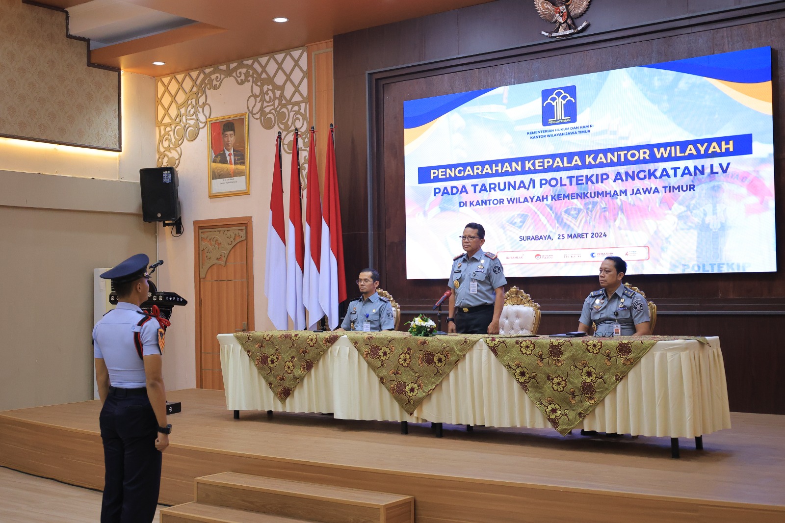 Lengkapi Bahan Penelitian, 44 Taruna Poltekip Turun Lapangan di UPT Pemasyarakatan Jatim