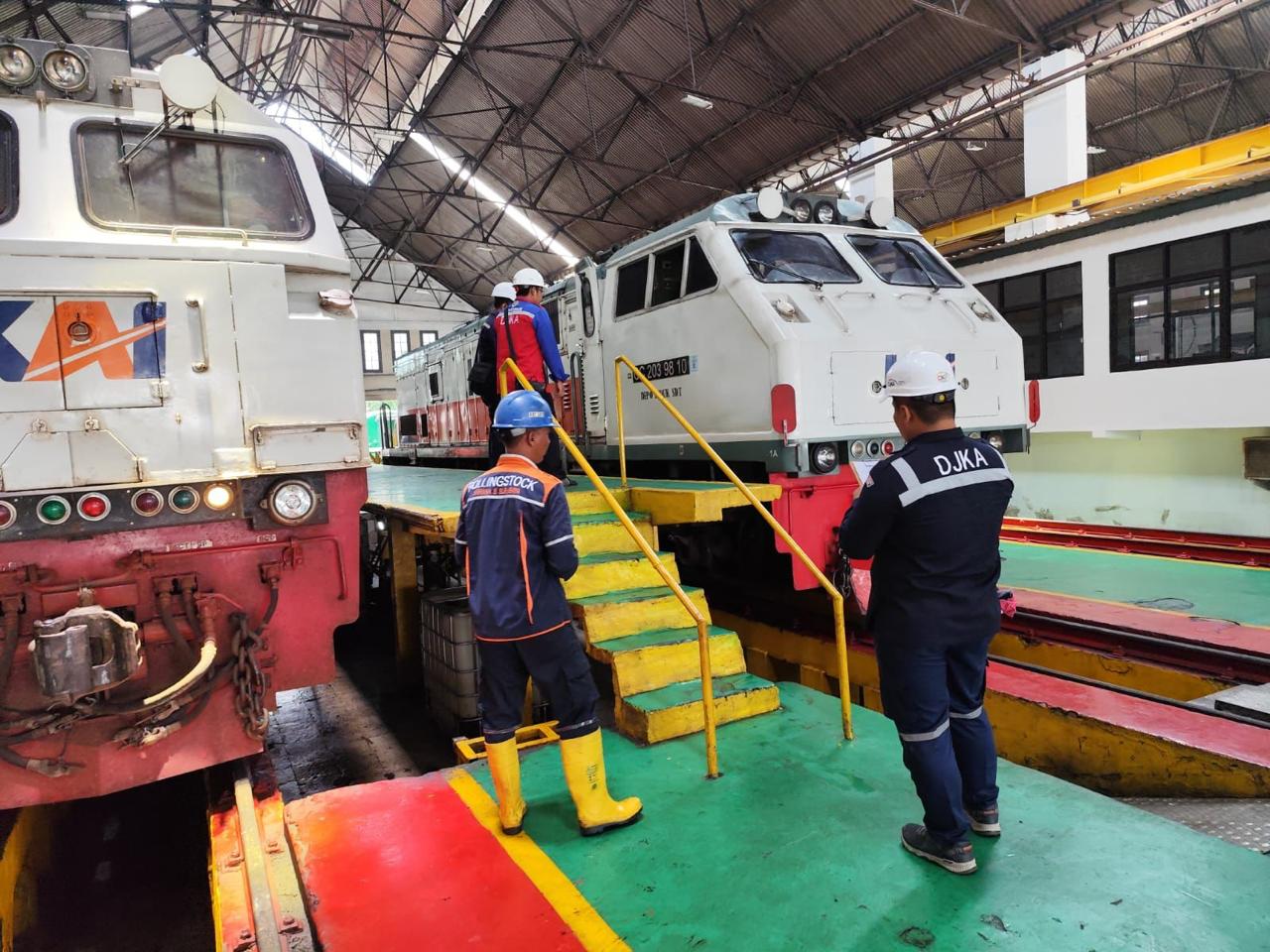 Jelang Angkutan Lebaran 2025, Regulator Perkeretaapian Rampcheck Sarana dan Fasilitas di Daop 8 Surabaya