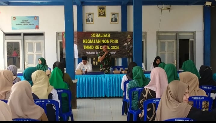 Satgas TMMD 121 Berikan Penyuluhan KB dan Stunting di Arjasa