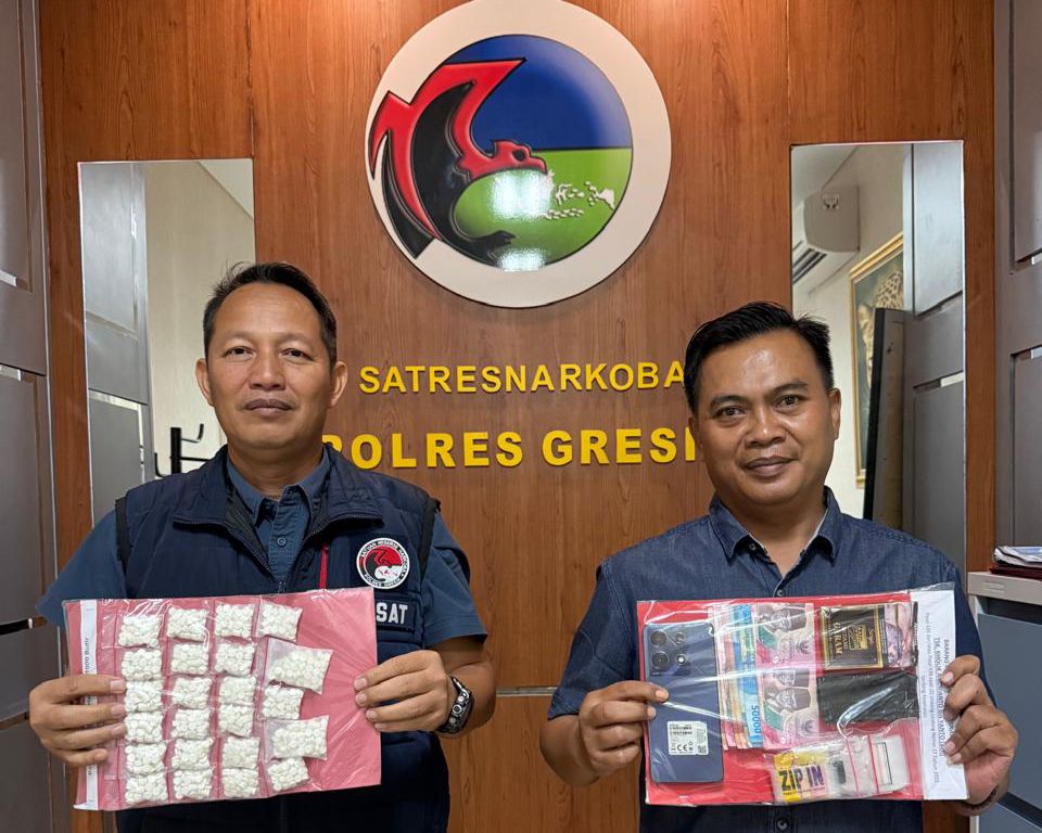 Polisi Bekuk Pengedar Pil Dobel L di Jalan Gubernur Suryo Gresik, 1.169 Butir Diamankan