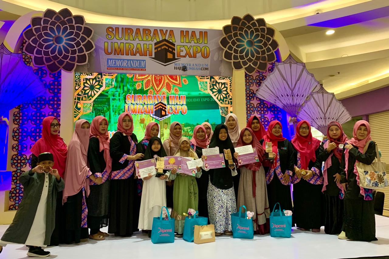 Seru dan Haru, Bahira Dwi Safitri Juara Tahfidz Alquran Surabaya Haji Umrah Expo 2024