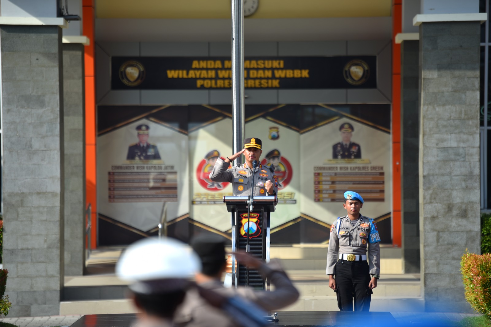 Kapolres Gresik Tegaskan Komitmen Tingkatkan Pelayanan Masyarakat