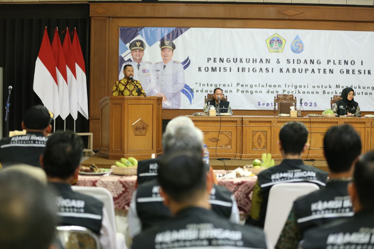 Pemkab Gresik Kukuhkan Komisi Irigasi 2024-2027, Fokus Dukung Ketahanan Pangan