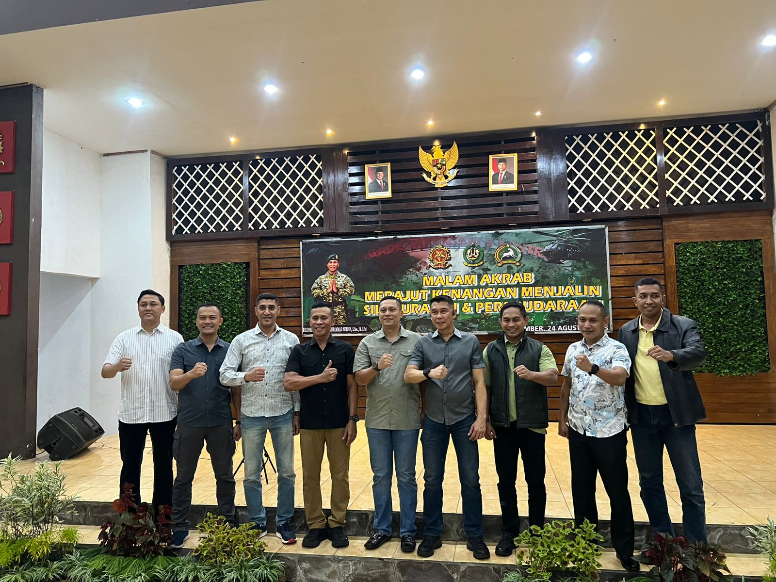 Jalin Silaturahmi, Kapolres Jember dan Forkopimda Hadiri Perpisahan Komandan Brigif 9 Kostrad